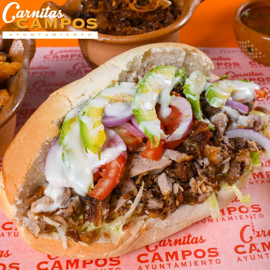 Torta De Carnitas *