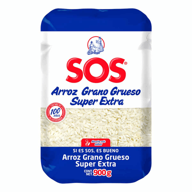 ARROZ GRANO GRUESO SOS 900 GR          .