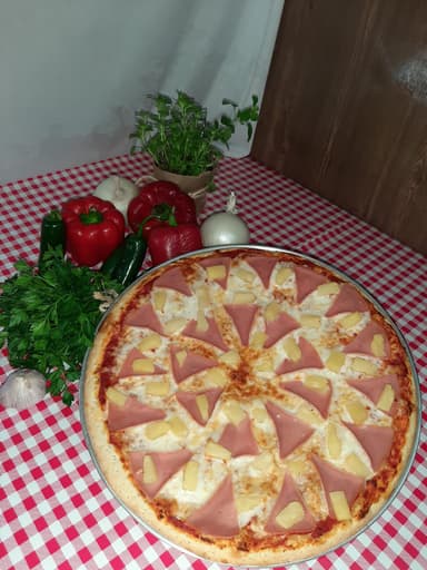 Pizza Hawaiana Chica (a la Leña)
