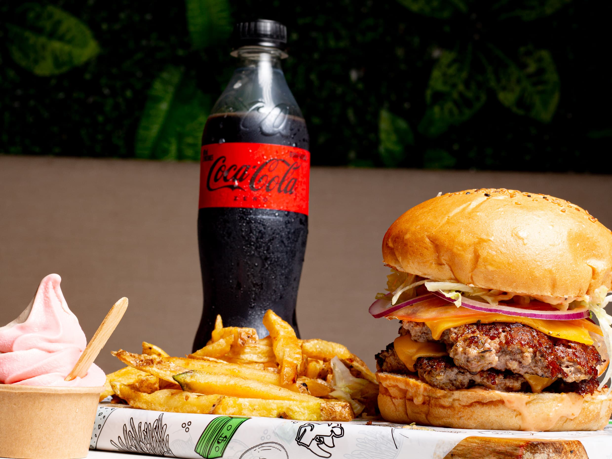 Combo Green Burger