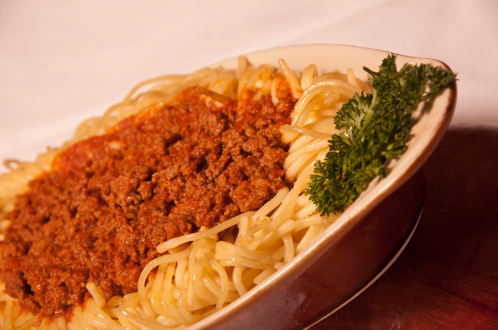 Espagueti Carne