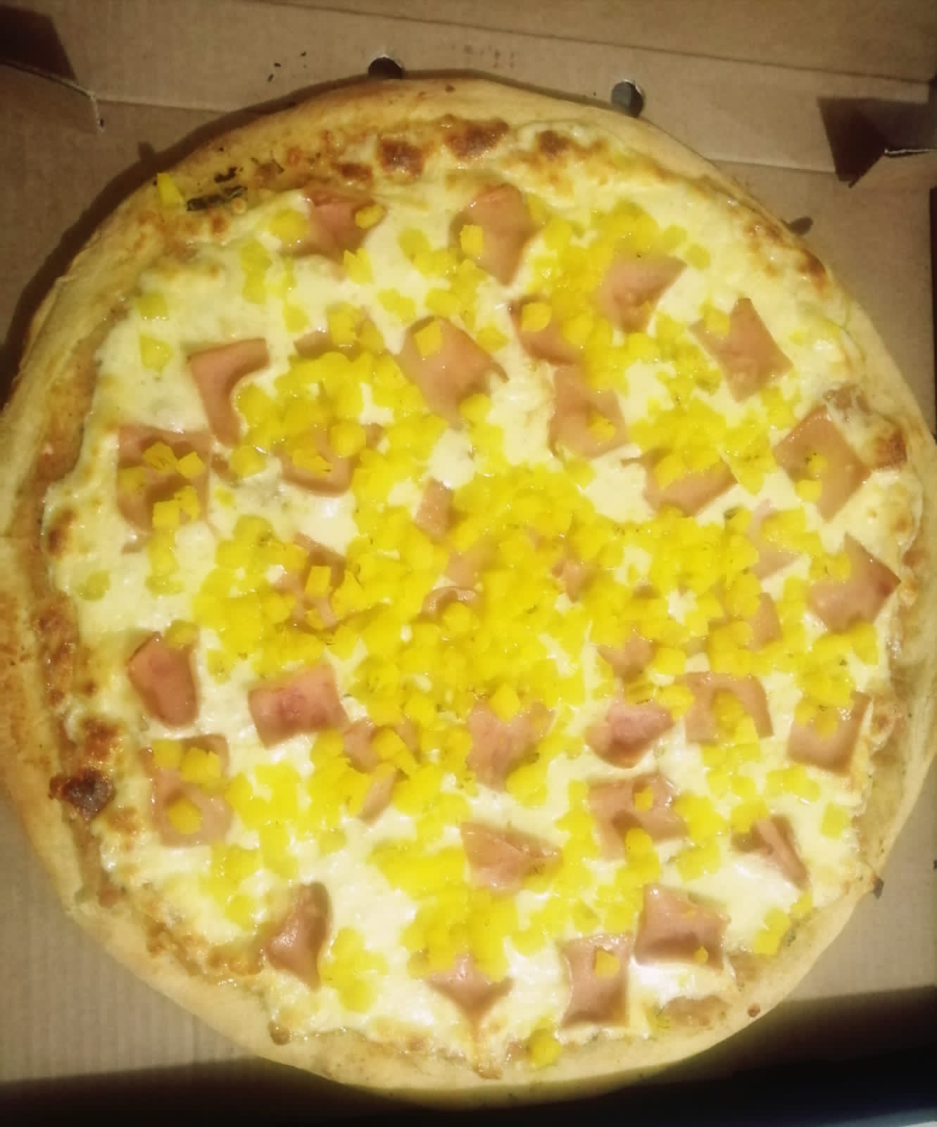 Pizza Personal 22cm Hawaiana + Borde de Queso