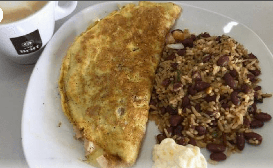 Omelette con Pinto