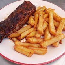 Costilla de cerdo frita