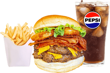 Combo Hamburguesa American Cheese