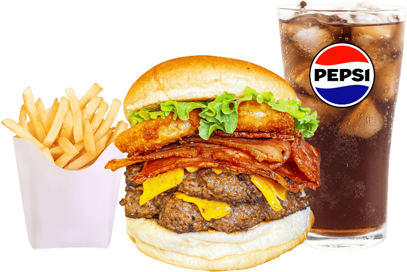 Combo Hamburguesa American Cheese
