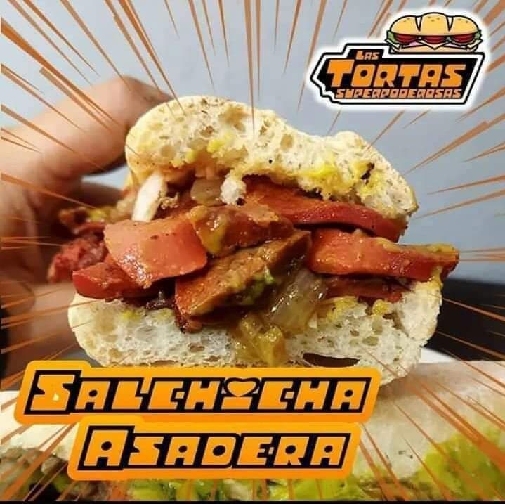 Torta de Salchicha Asadera con Chorizo Español.