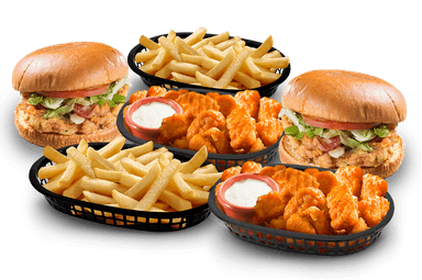 Combo Amigos⚠️2burguer + 2 boneless +2 francesas