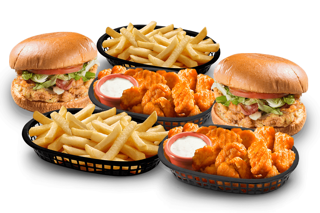 Combo Amigos⚠️2burguer + 2 boneless +2 francesas