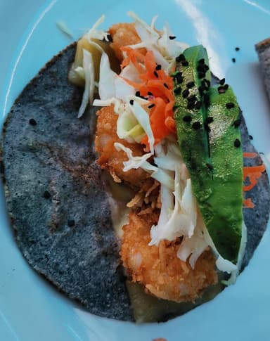 Taco de Camarón al Coco