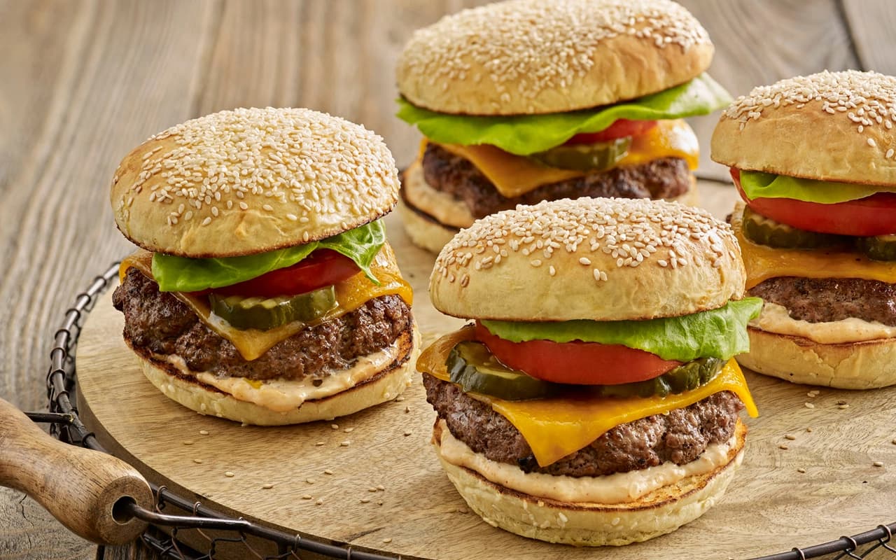 Promoción 3 Hamburguesas Sencilla Clásica