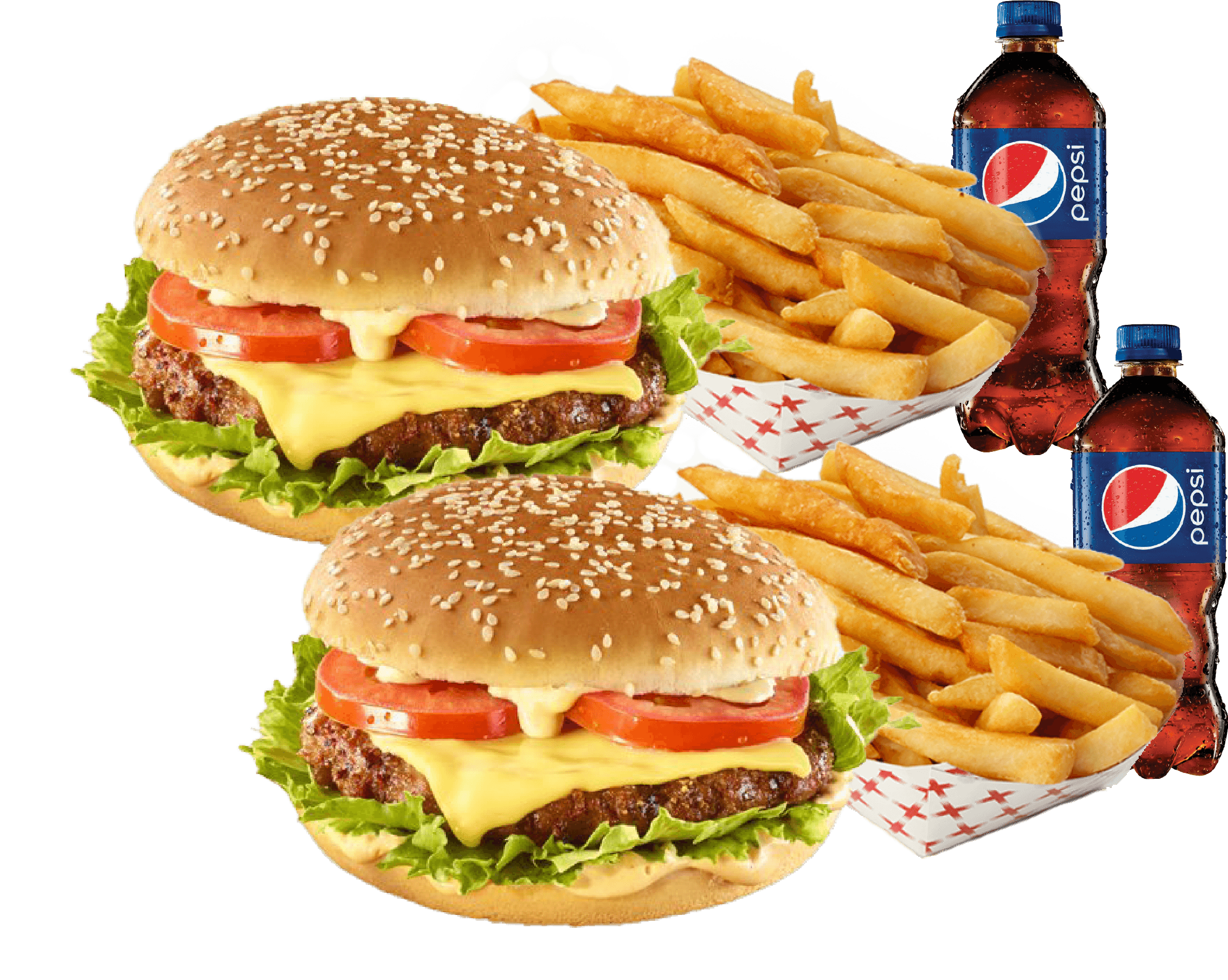Promo 2x Hungry Cheese Burgers Comb