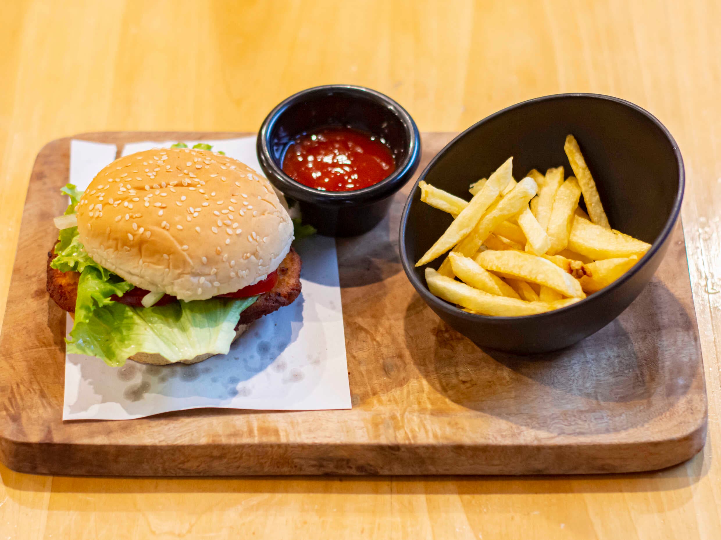 Hamburguesa de pollo