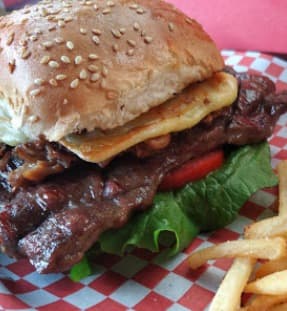 Hamburguesa de Arrachera