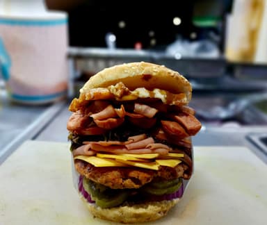 Hamburguesa Australiana Araña