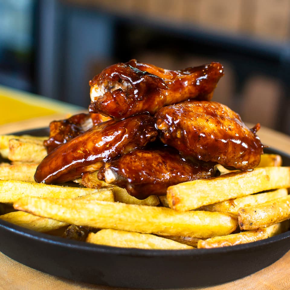 Alitas BBQ 5 Uds