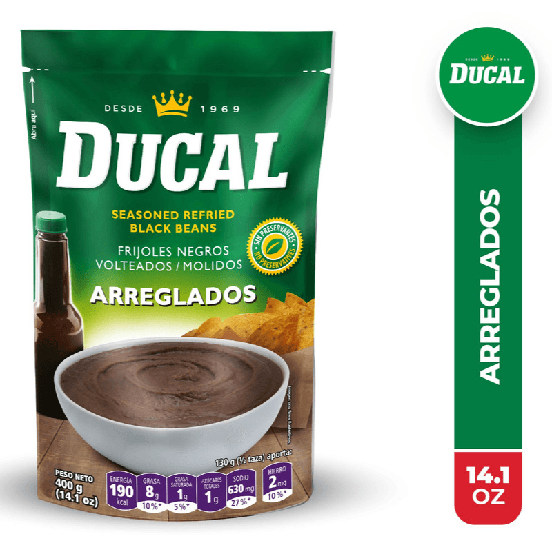 Frijoles Molidos Ducal Sabor Tico Doy Pack 400 g