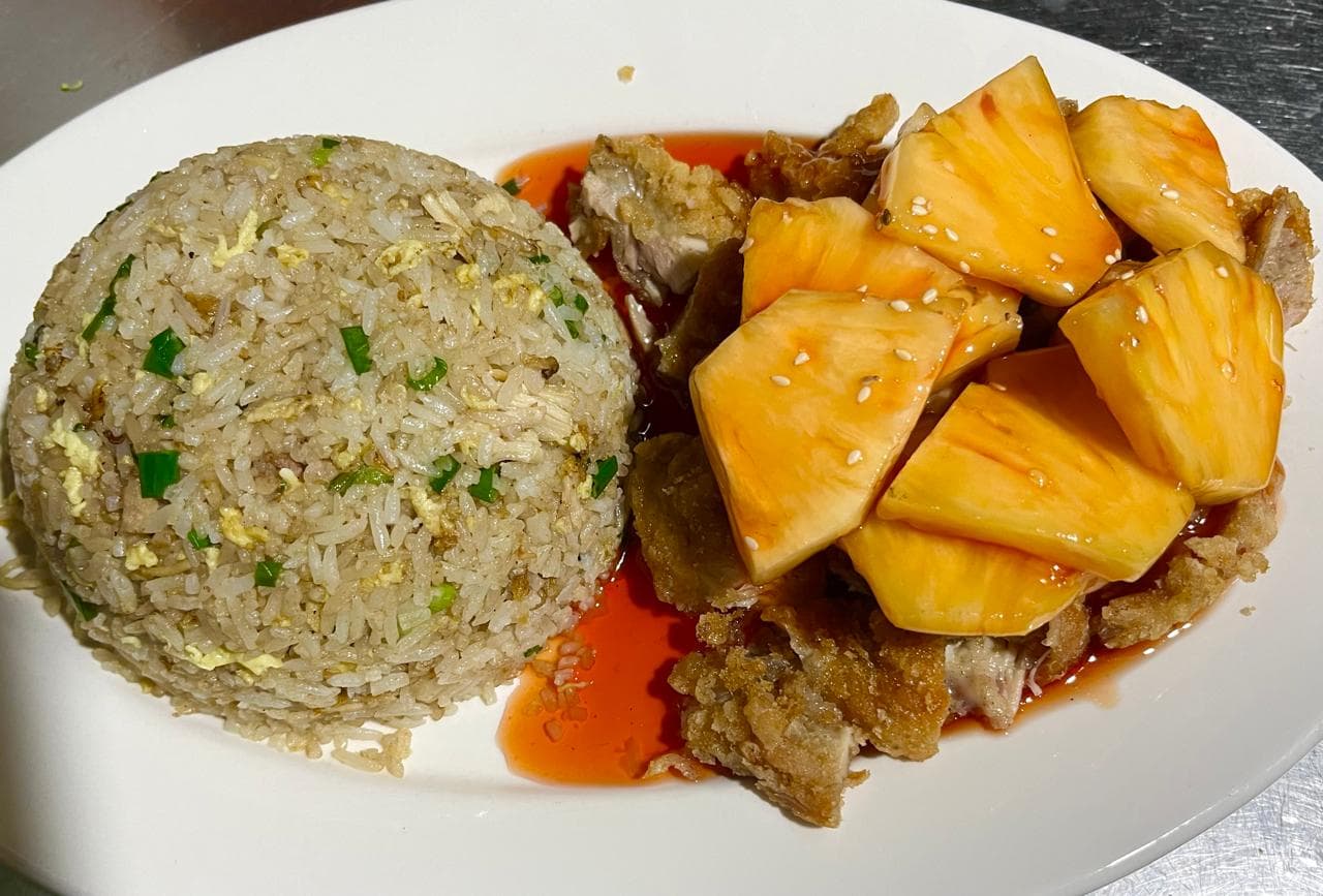 Menú Pollo con Piña