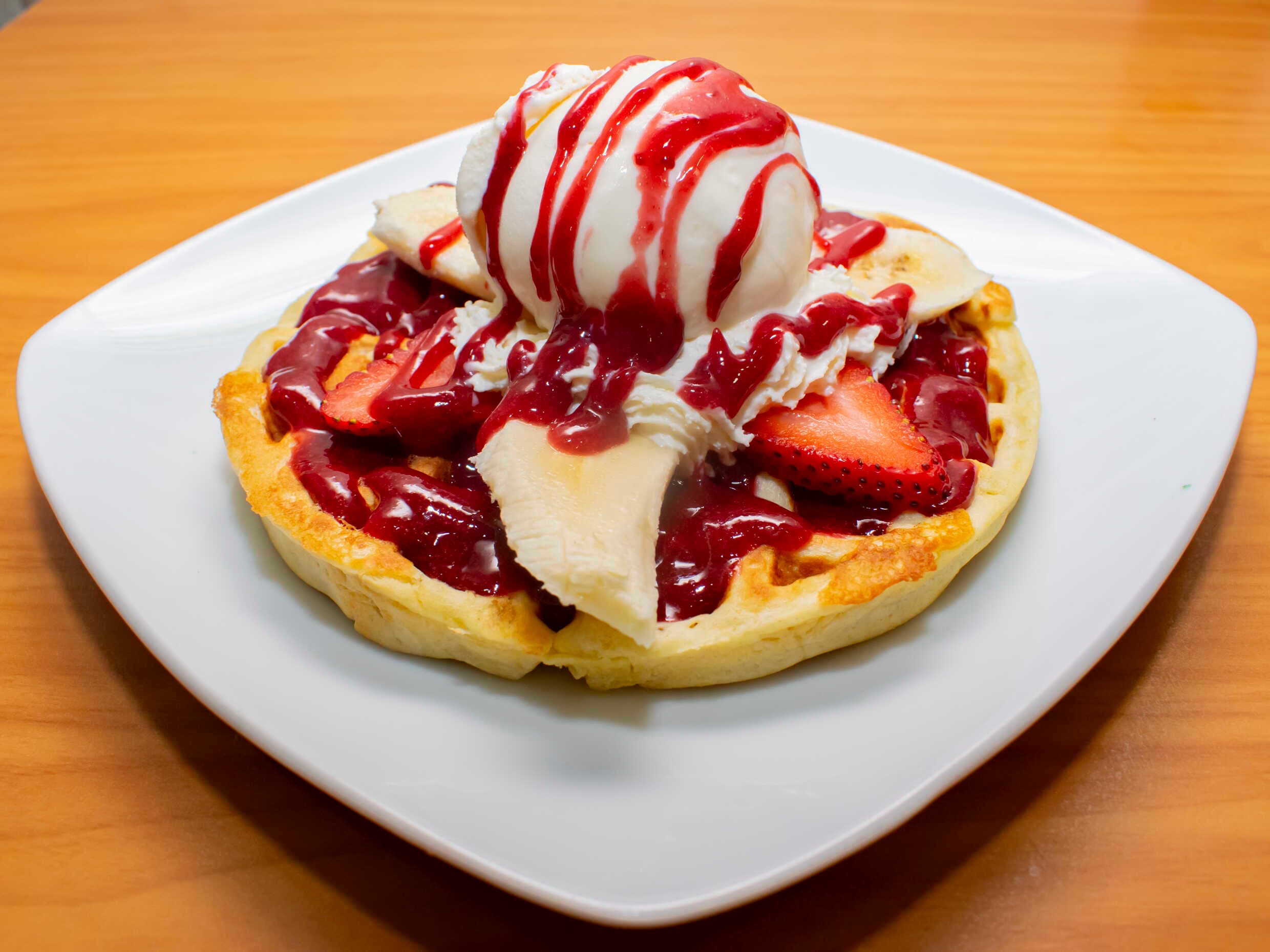 Waffle Frutos Rojos
