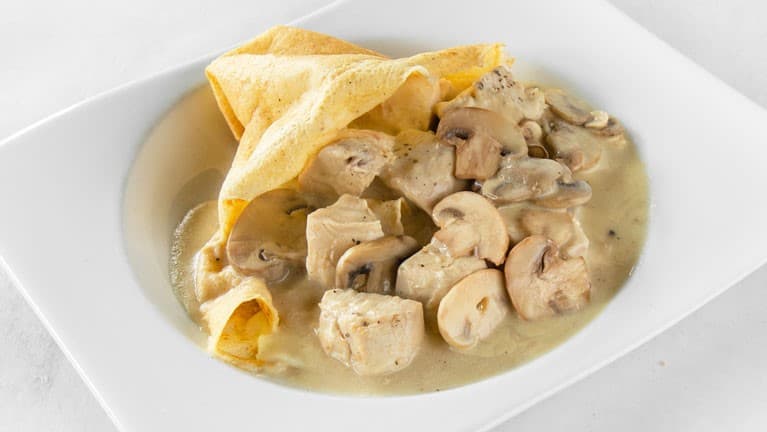 Pollo y Champiñones