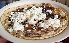 Tortilla con Asiento y Queso