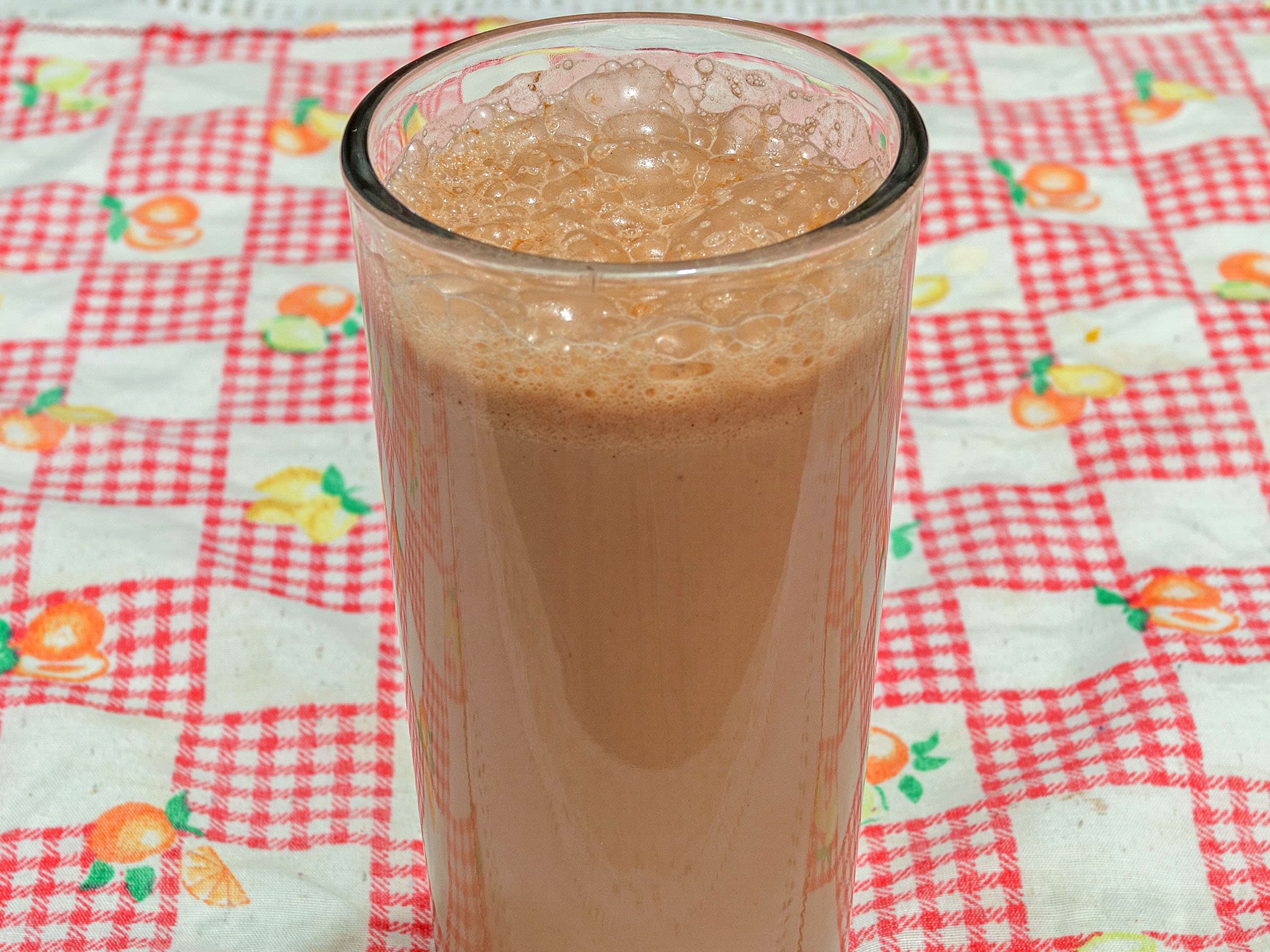 Licuado plátano y chocolate