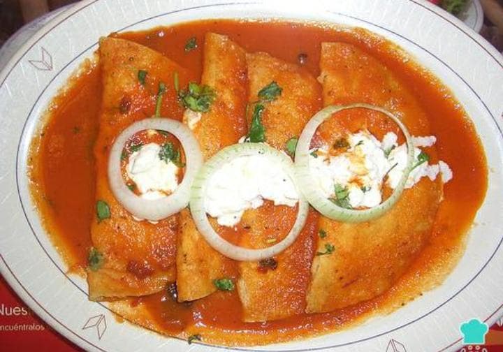 Entomatadas con Pollo