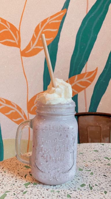 Batido Plátano y Frutos rojos