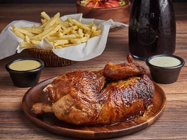 1/2 Pollo con Bebida