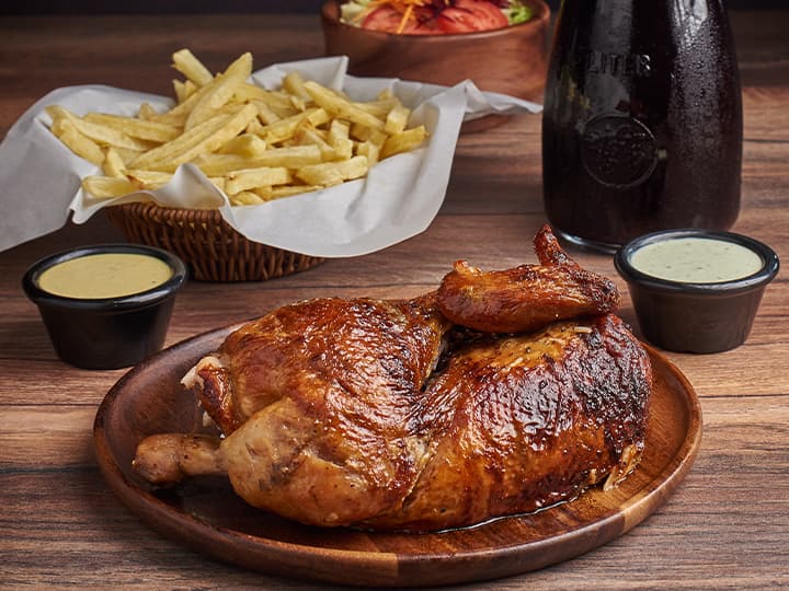 1/2 Pollo con Bebida
