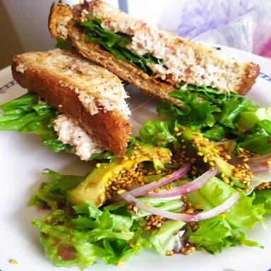 Sándwich Champiñones con Papas