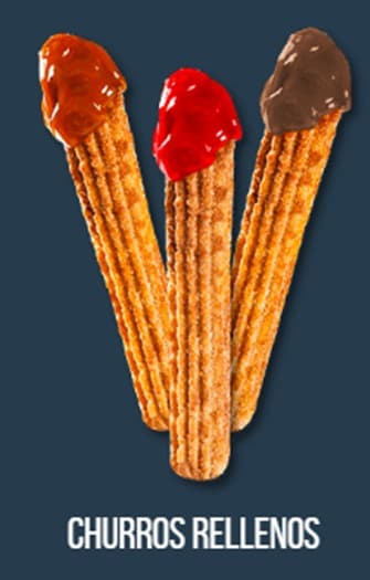CHURROS RELLENOS ORDEN DE 3 PZAS