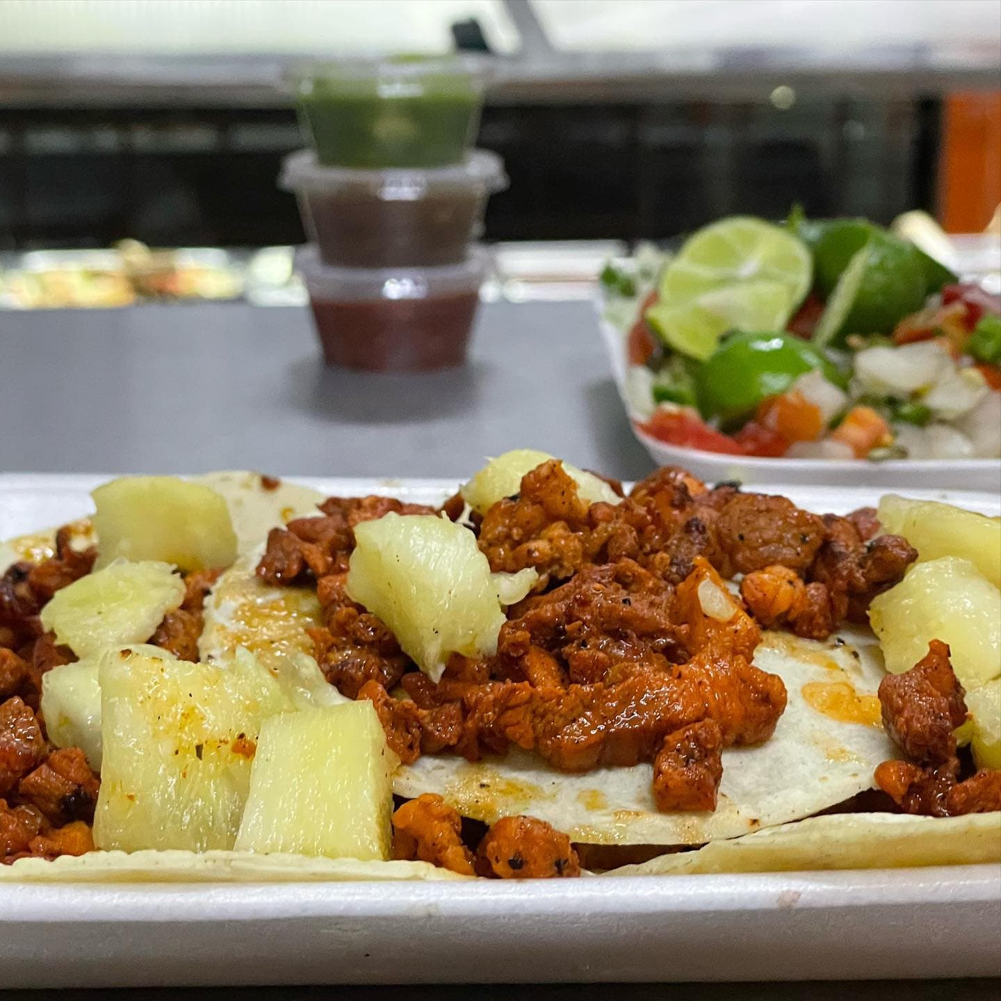 Tacos a la Hawaiana