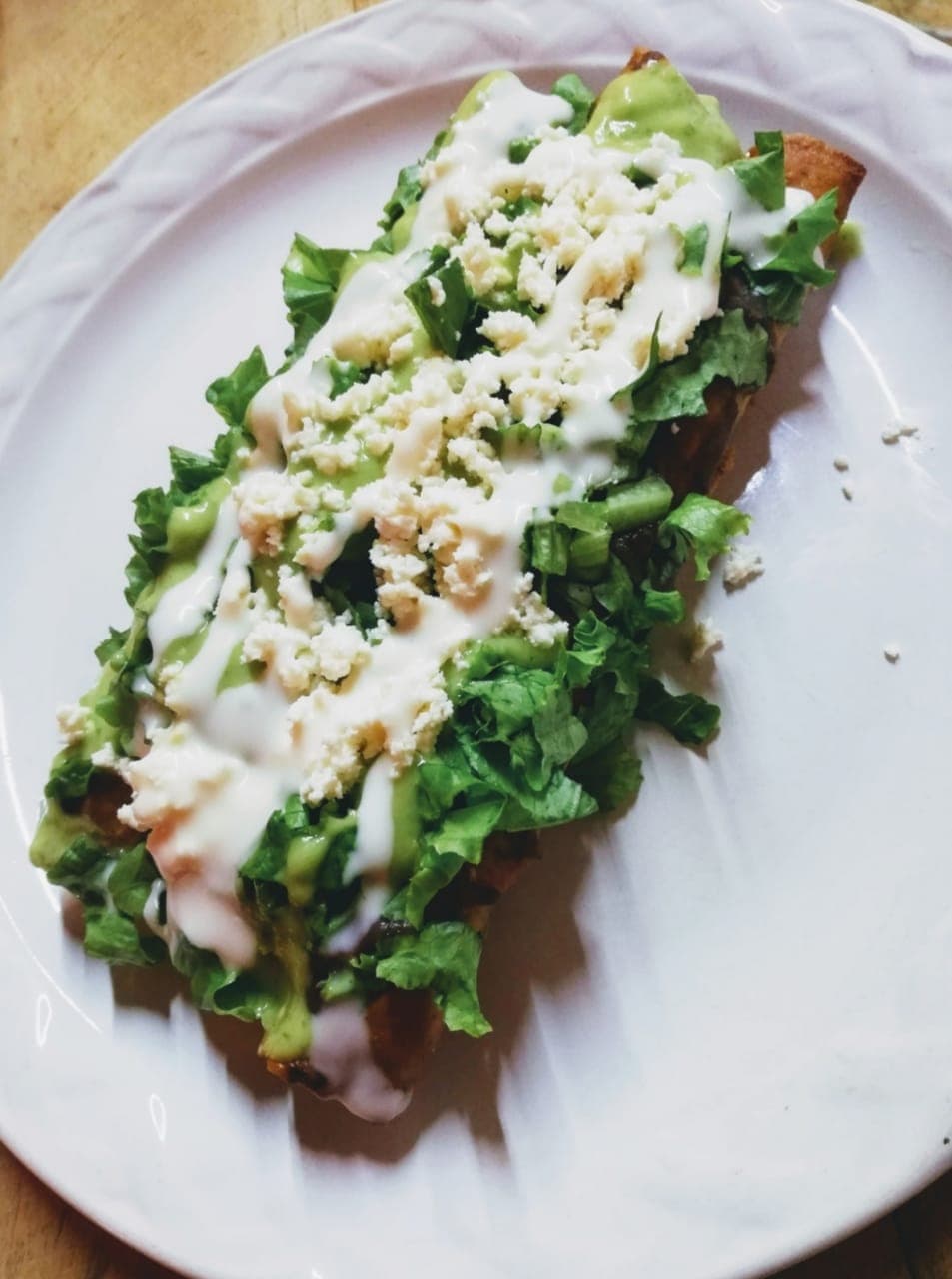 Taco Dorado Una Pieza