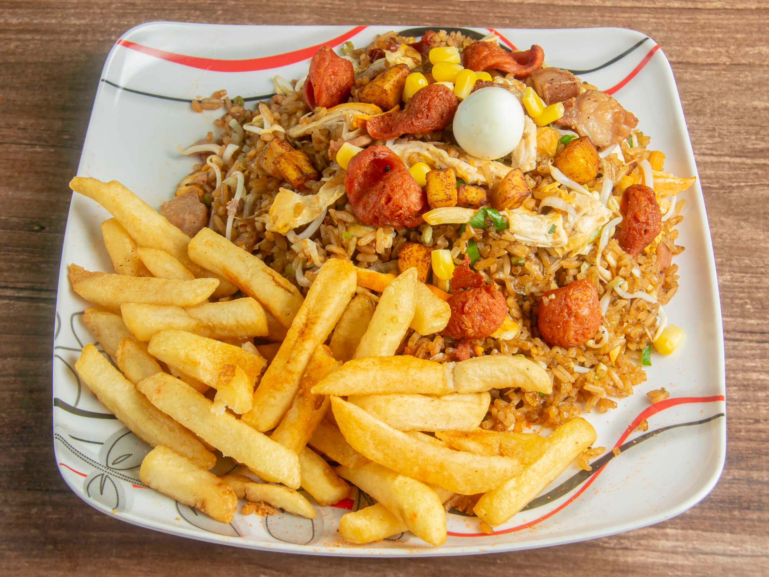 Arroz Ranchero + Lumpias