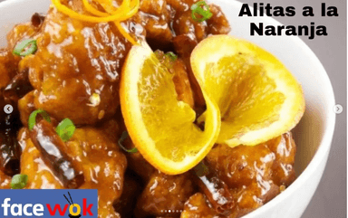 Alitas a la Naranja