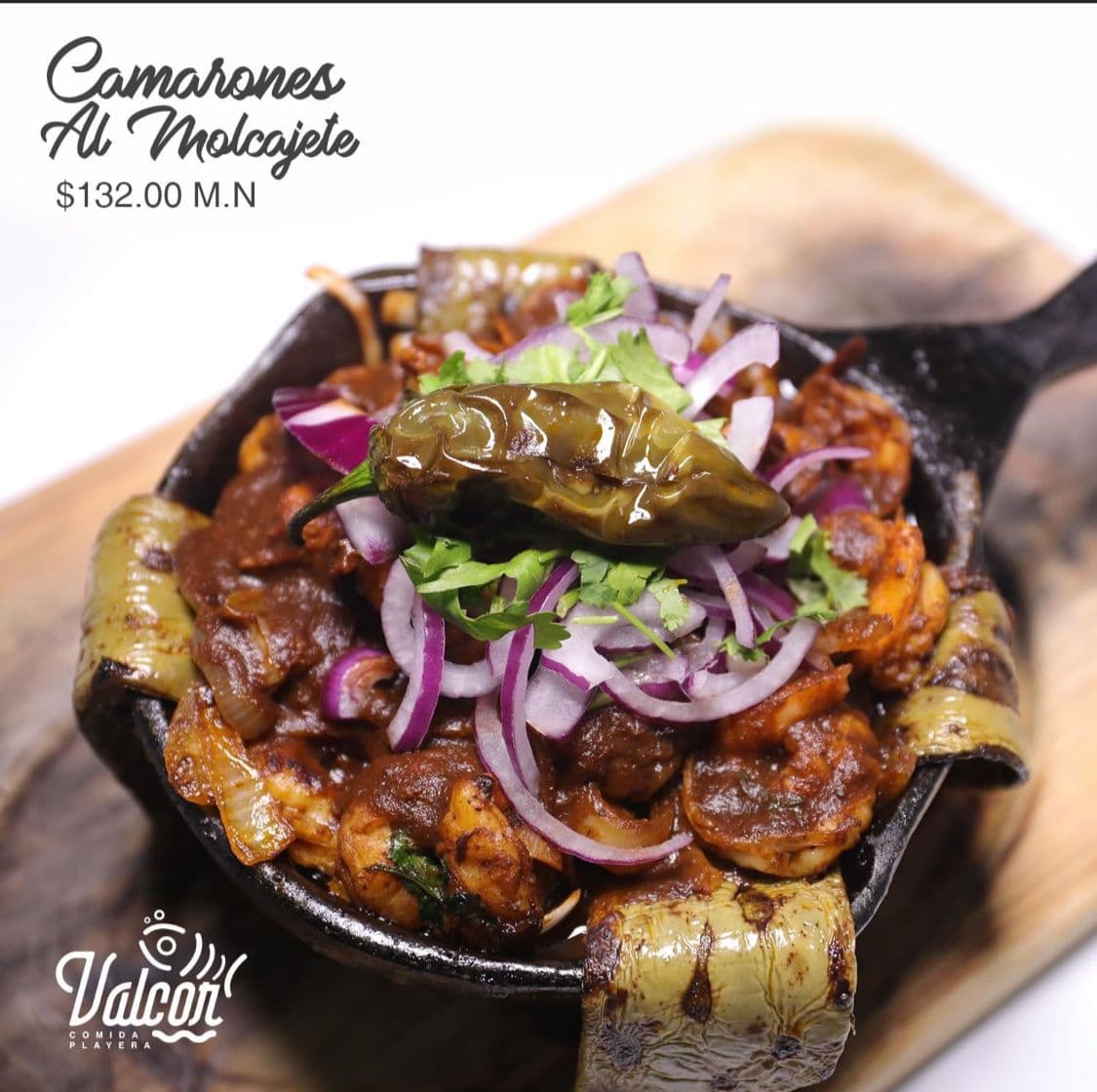 Camarones al Molcajete