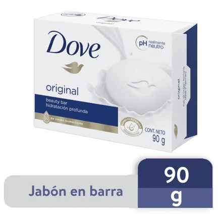 Jabón Dove Blanco Caja 90 g
