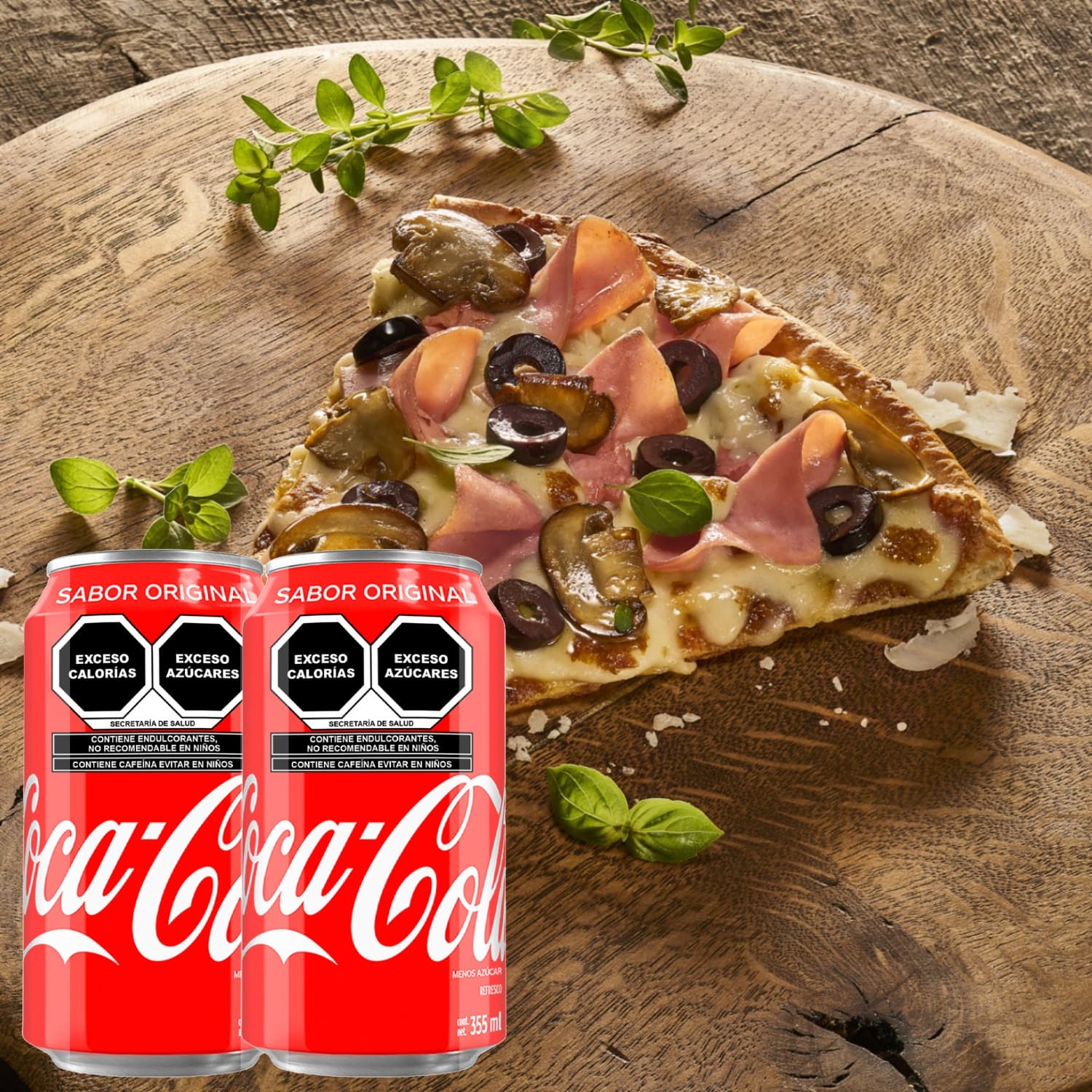 Combo-Coca Cola + 2 Pizzeta + 2 Coca cola 600ml
