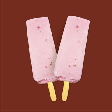 Paleta de Fresa de Leche