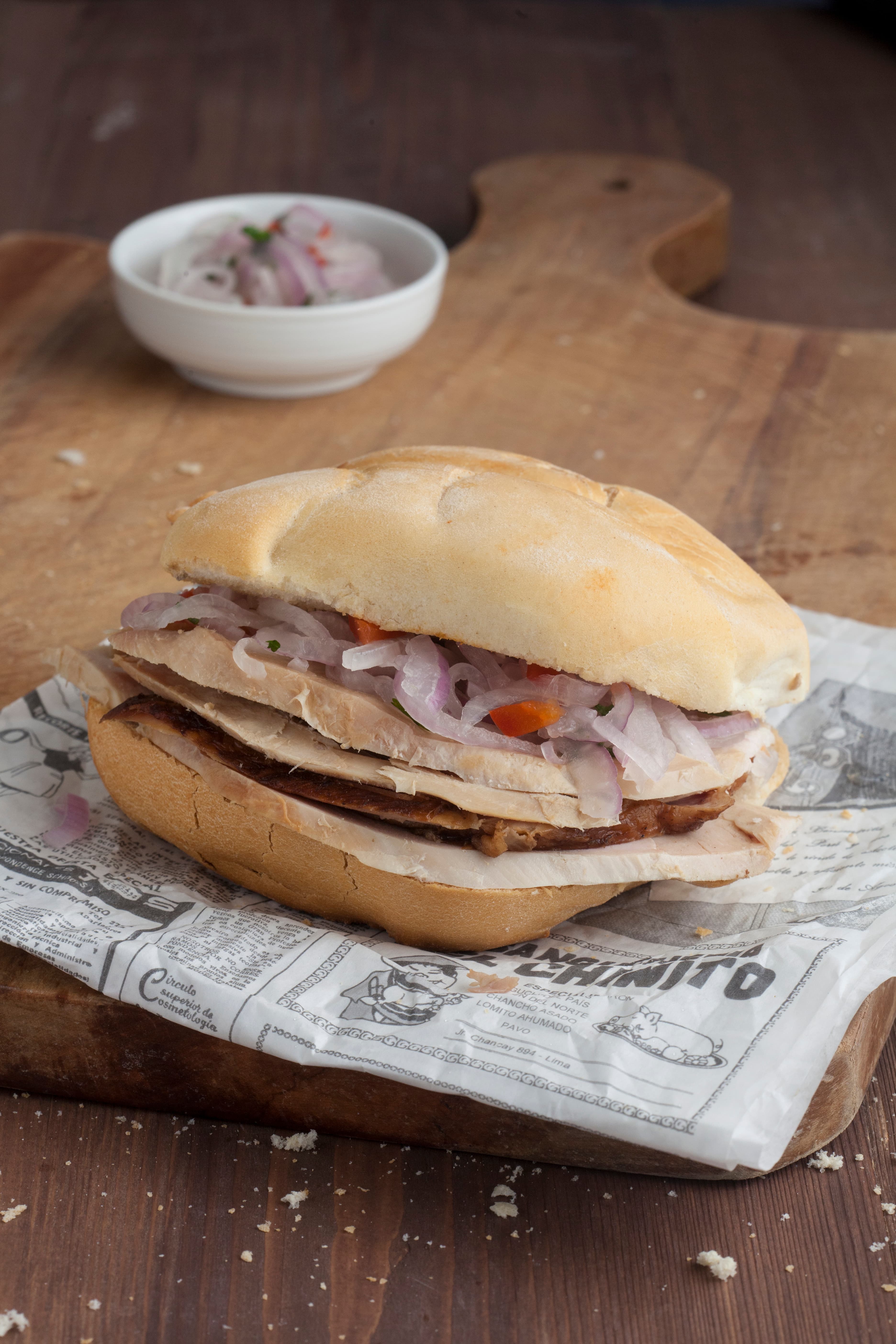 Sánguche de Pavito