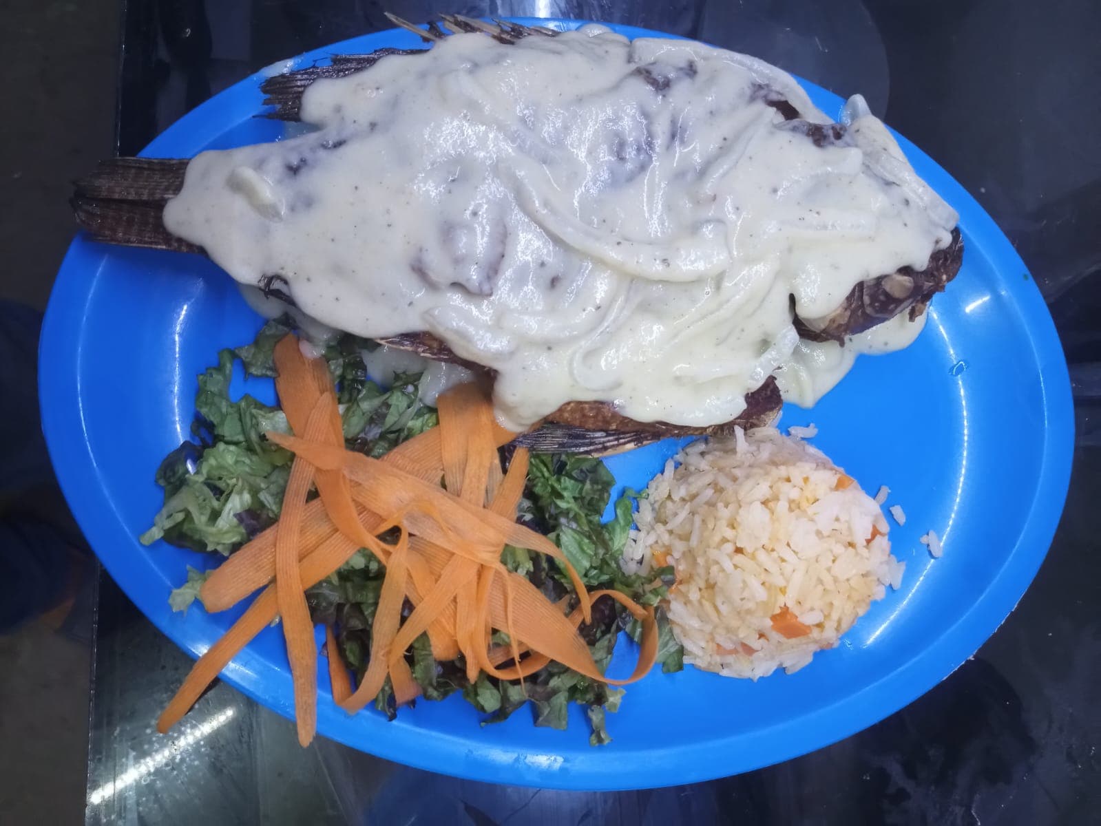 Mojarra Enchilpayada