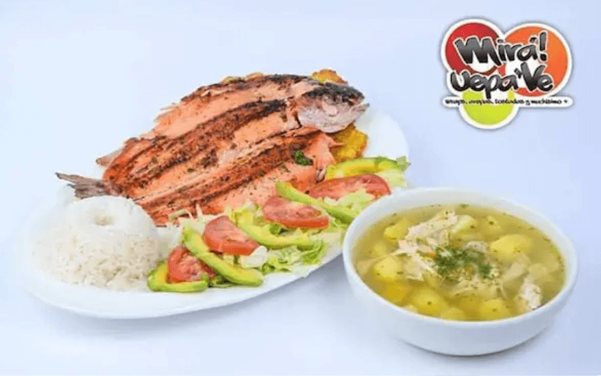 Combo Trucha + Jugo del Dia + Postre