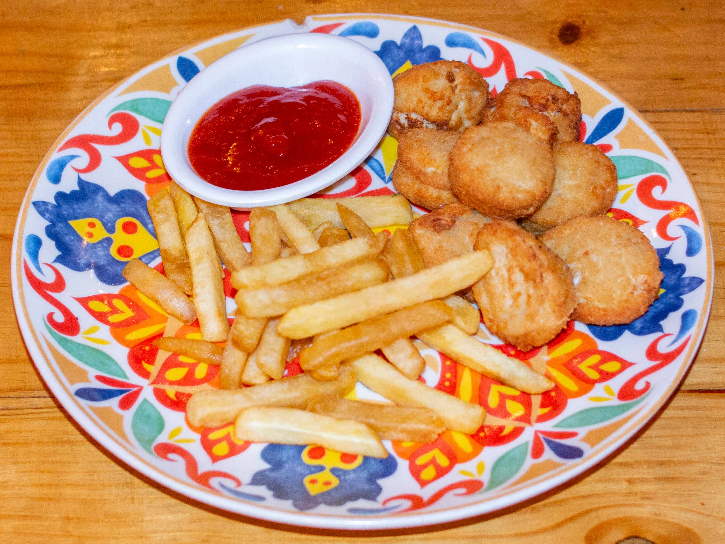 Nuggets Con Papitas