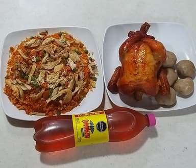 Combo DiDi Arroz con Pollo + 1 Pollo Asado