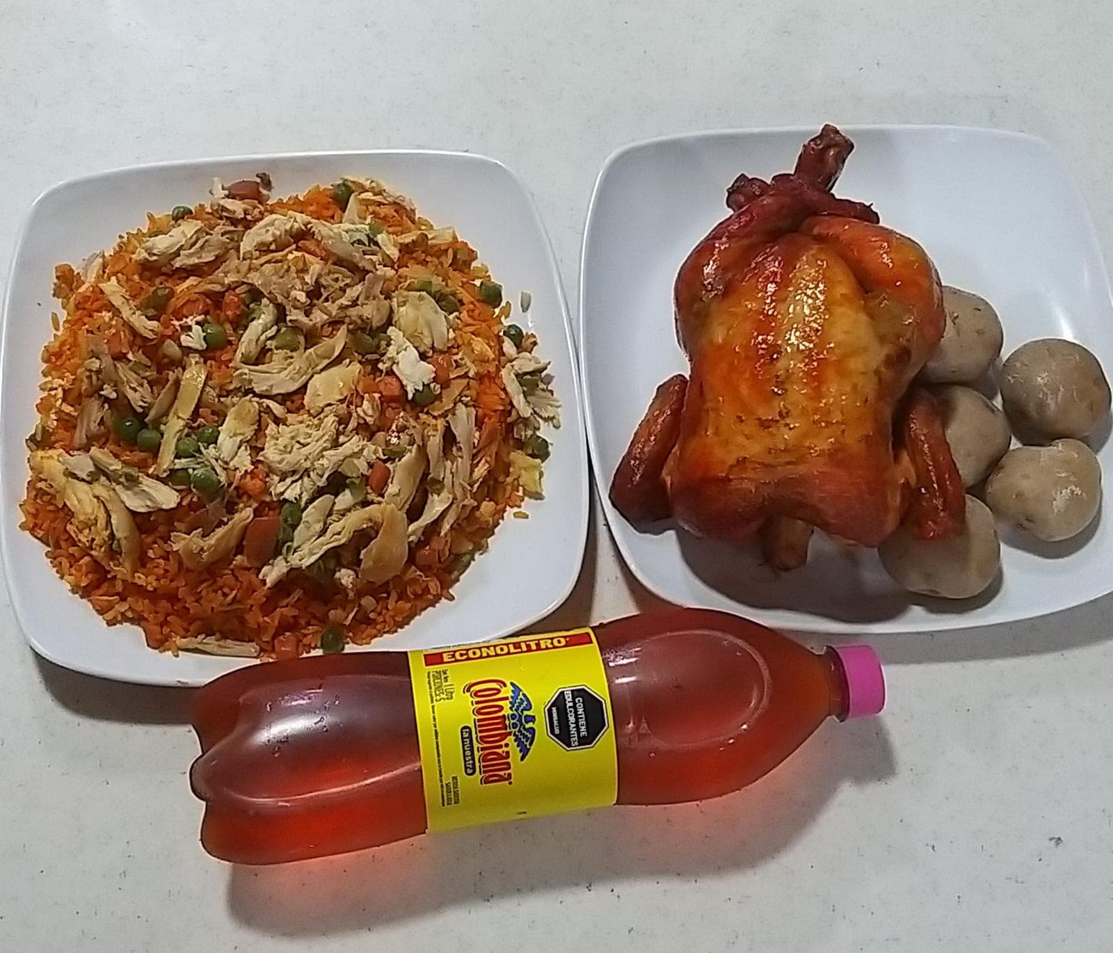 Combo DiDi Arroz con Pollo + 1 Pollo Asado