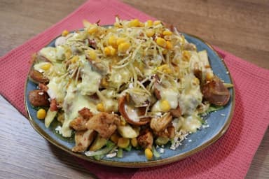 Salchipapa Ranchera Flash