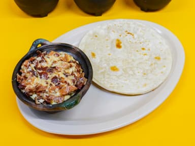 Queso Fundido con Champiñón