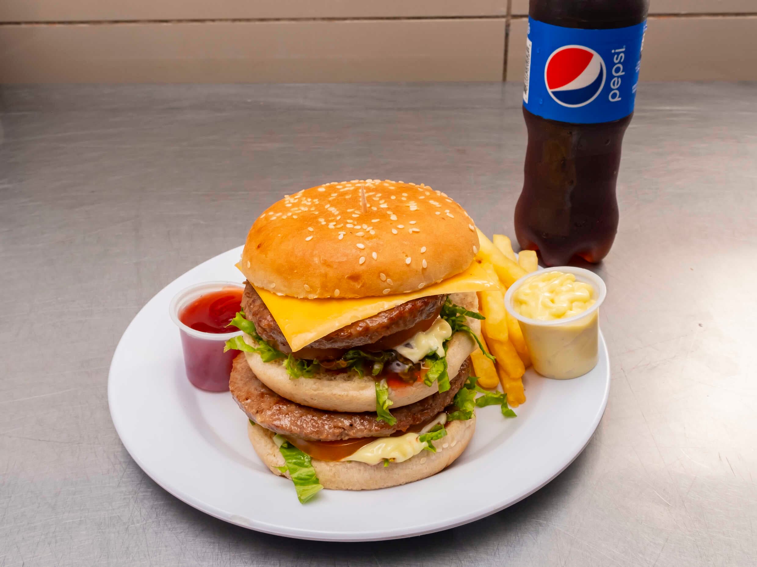Combo Hamburguesa Doble