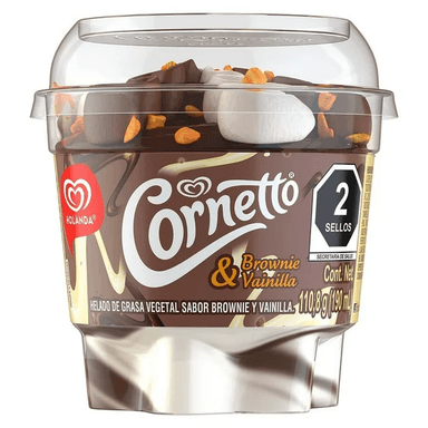 COPA CORNETTO BROWNIE VAIN HOLANDA 190G.